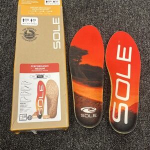 NEW Sole Performance medium insoles 8 mens 10 women